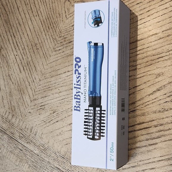 BaByliss Other - Babyliss nano Titanium 2 1/2'' Oval Ionic Hot Air Brush New!